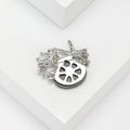 Alloy Abalone Shell Starfish Brooch Pin For Women's Apparel Decoration view 2