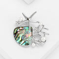 Alloy Abalone Shell Starfish Brooch Pin For Women's Apparel Decoration view 4
