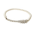 Old Money French Style Faux Pearl Beaded Flower Zircon Luxury Necklace view 5
