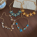 Bohemian Iron Starfish Geometric Body Chain Necklace For Beach Vacation Style view 2