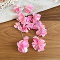 Glass Beaded Shell Petal Tassel Drop Earrings With Silver Pins, Resort Style Round Geometric Design view 4