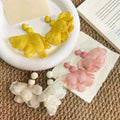 Elegant Korean Yellow Raffia Flower Dangle Stud Earrings For Women Sweet Fresh Bohemian Tassel Earrings view 2