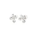 Alloy Enamel Flower Pearl Stud Earrings Minimalist Light Luxury Versatile Jewelry view 5