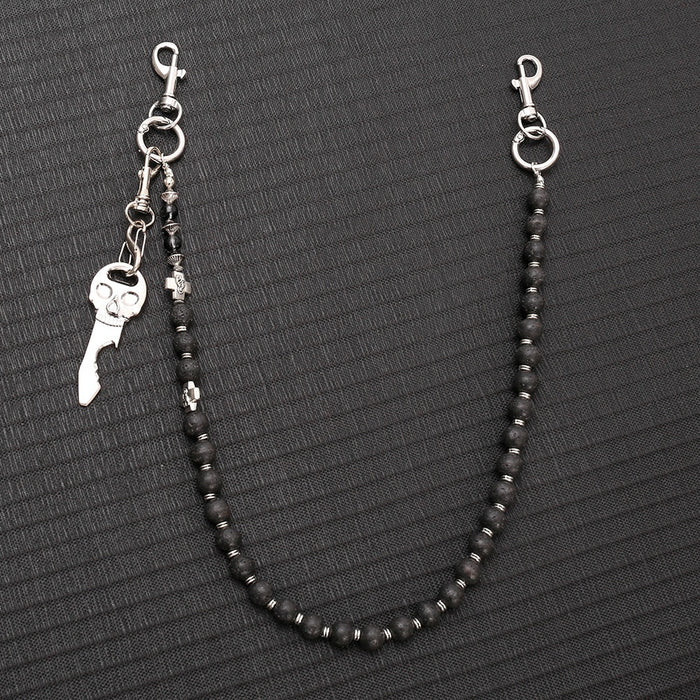 Black Zinc Alloy Skull Key Charm Pendant for DIY Necklace Bracelet Jewelry Making