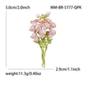 Alloy Enamel Rose Bouquet Brooch Pin For Women's Apparel view 6