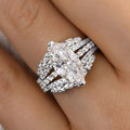 Luxury Stackable Marquise Ring For Women, Elegant Banquet Jewelry And Matching Couple Ring view 2