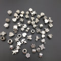 Alloy Metallic Large-Hole Bead Metal Beads for Jewelry and Craft Projects view 2