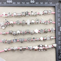 Alloy Metallic Large-Hole Bead Metal Beads for Jewelry and Craft Projects view 4