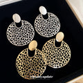 Light Luxury Geometric Round Hollow Alloy Stud Earrings, Statement European Style Metal Jewelry view 1