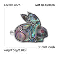 Alloy Enamel Rabbit Lapel Pin Brooch For Collar And Clothing view 5