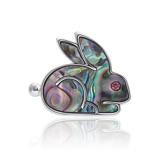 Alloy Enamel Rabbit Lapel Pin Brooch For Collar And Clothing