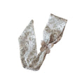 French Vintage Floral Geometric Printed Cloth Scarf Necklace For Women Casual Light Luxury Choker view 5