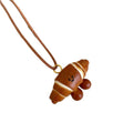 Resin Donut Pendant Necklace Sweet Cool Minimalist Casual Collarbone Chain Fashion Jewelry view 5