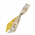 Colorful Tulip Floral Fabric Scarf Necklace For Women Old Money Polka Dot Summer Neck Accessory view 5