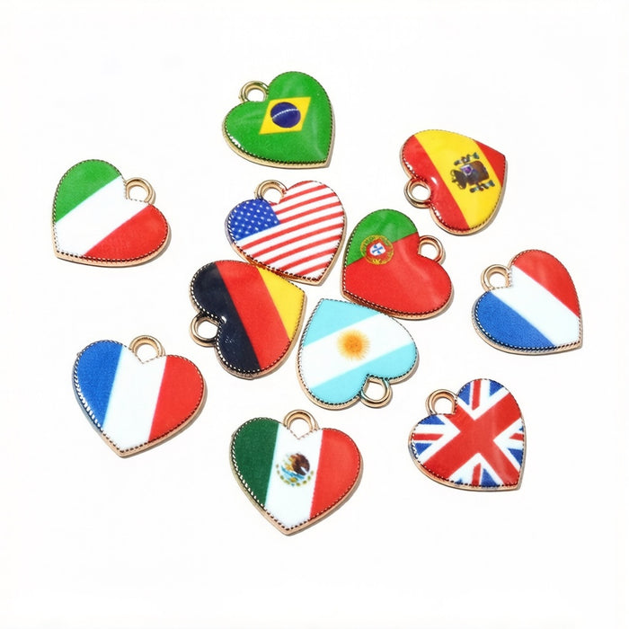 15x16mm Gold Zinc Alloy Charm Pendant for DIY Necklace Bracelet Jewelry Making
