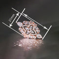 Exaggerated Water Drop Crown Ring For Women, European Luxury Shiny Party Jewelry view 4