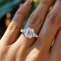 Elegant Court Style Geometric Square Ring For Women Luxury Classic Jewelry view 2
