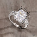 Elegant Court Style Geometric Square Ring For Women Luxury Classic Jewelry view 4
