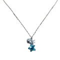 Alloy Rhinestone Five Point Star Pendant Necklace For Women, Simple Vacation Style Choker view 5