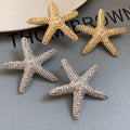 European Style Alloy Starfish Stud Earrings, Coastal Vacation Elegant Unique Jewelry view 4