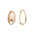 Alloy Smooth Oval Asymmetric Stud Earrings For Women Geometric Statement Fashion Jewelry view 5