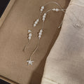 Pastoral Faux Pearl Beaded Sweater Necklace With Zircon Star Pendant For Women view 2