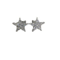 Copper Zircon Flower Star Clip-on Earrings Light Luxury Non Pierced Ear Cuff Jewelry view 5