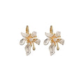 2026 New Sweet Floral Copper Stud Earrings With Zircon And Enamel Flower Design view 5