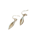 Vintage New Chinese Style Copper Leaf Clip-on Earrings With Brushed Wood Fruit Design view 5