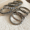 Cute Enamel Dog Stainless Steel Beaded Bracelet, Simple Fashion Animal Charm Jewelry For Women view 4