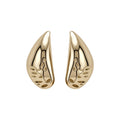 Light Luxury Smooth Teardrop Metal Stud Earrings With Silver Posts Minimalist European Style view 5