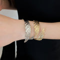 European Style Iron Starfish Open Cuff Bangle Wide Vacation Statement Bracelet view 4