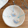 2026 New Vacation Style Resin Conch Shell Necklace Fresh Sweet Geometric Round Collarbone Chain view 2
