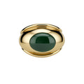 Vintage European Alloy Stone Wide Twisted Open Bangle For Women Oval Statement Jewelry view 5