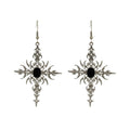 Vintage Gothic Cross Rhinestone Tassel Alloy Drop Earrings For Women欧美 Fashion Statement Earrings view 5