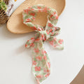 Vintage Printed Striped Fabric Scarf Necklace For Women Casual Geometric Summer Fashion view 4