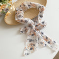 Vintage Printed Striped Fabric Scarf Necklace For Women Casual Geometric Summer Fashion view 2