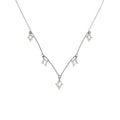 Old Money Copper Zircon Starburst Hollow Open Ring Bracelet Necklace Jewelry Set For Women view 5
