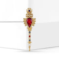 Alloy Baroque Magic Wand Brooch For Coat And Suit Decoration view 2