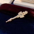Alloy Baroque Magic Wand Brooch For Coat And Suit Decoration view 4
