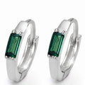 Simple Micro Pave Square Zircon Ear Cuffs, Daily Versatile Jewelry Accessories Earrings view 2