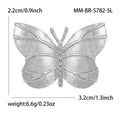 Alloy Butterfly Brooch Lapel Pin For Personalized Apparel Accessories view 6