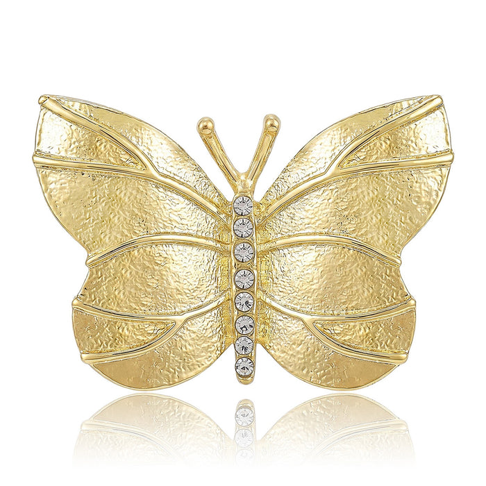 Alloy Butterfly Brooch Lapel Pin For Personalized Apparel Accessories