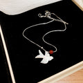 Old Money Style Shell Swallow Bird Pendant Necklace For Women New Chinese Elegant Collarbone Chain view 4