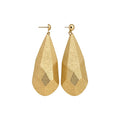 2026 New European Style Polished Iron Crumpled Teardrop Stud Earrings For Women view 5