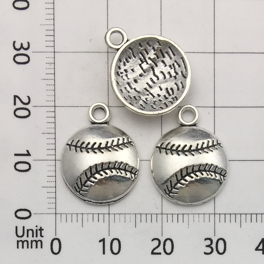 Vintage Zinc Alloy Soccer Basketball Volleyball Baseball Football Helmet Charm Pendants