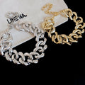 Old Money Style Geometric Plastic Resin Chain Adjustable Choker Necklace For Women view 4