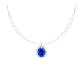 2026 New Stainless Steel Round Heart Pendant Necklace Old Money Geometric Clavicle Chain view 5