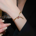 2026 Luxe Copper Snake Bone Bracelet Ring Jewelry Set With Designer Animal Style view 4