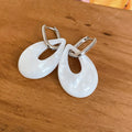 French Vintage Teardrop Resin Earrings For Women, Sweet Summer Light Luxury OL Style view 4